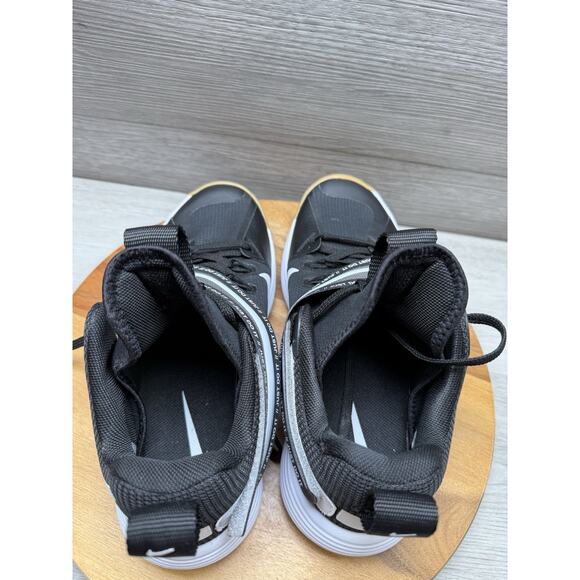 Nike React Hyperset Black White Gum Light Brown Volleyball Shoes Men’s 7 - Picture 6 of 9